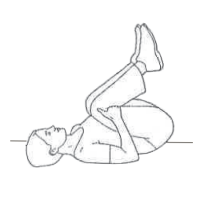 at home glute stretch