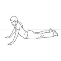 at home abdominal stretch