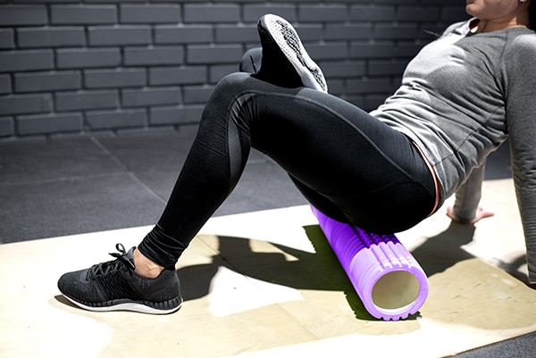 How to use a foam roller to relieve neck, back and knee pain